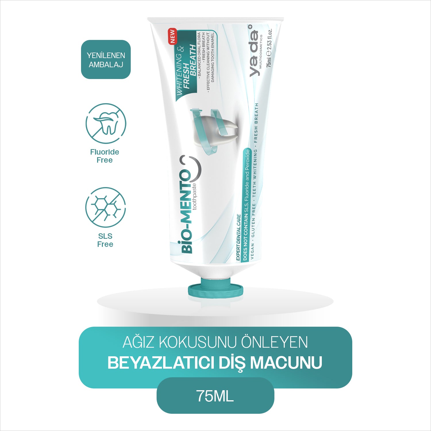 Bio-mento Diş Macunu Ağız Kokusu ve Dil Pasına Karşı Postbiyotikli