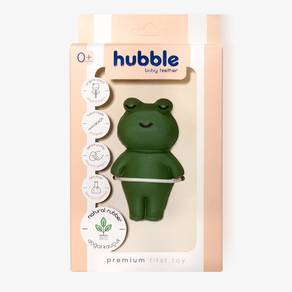 Hubble Froggle Diş Kaşıyıcı Kauçuk Oyuncak Ecz