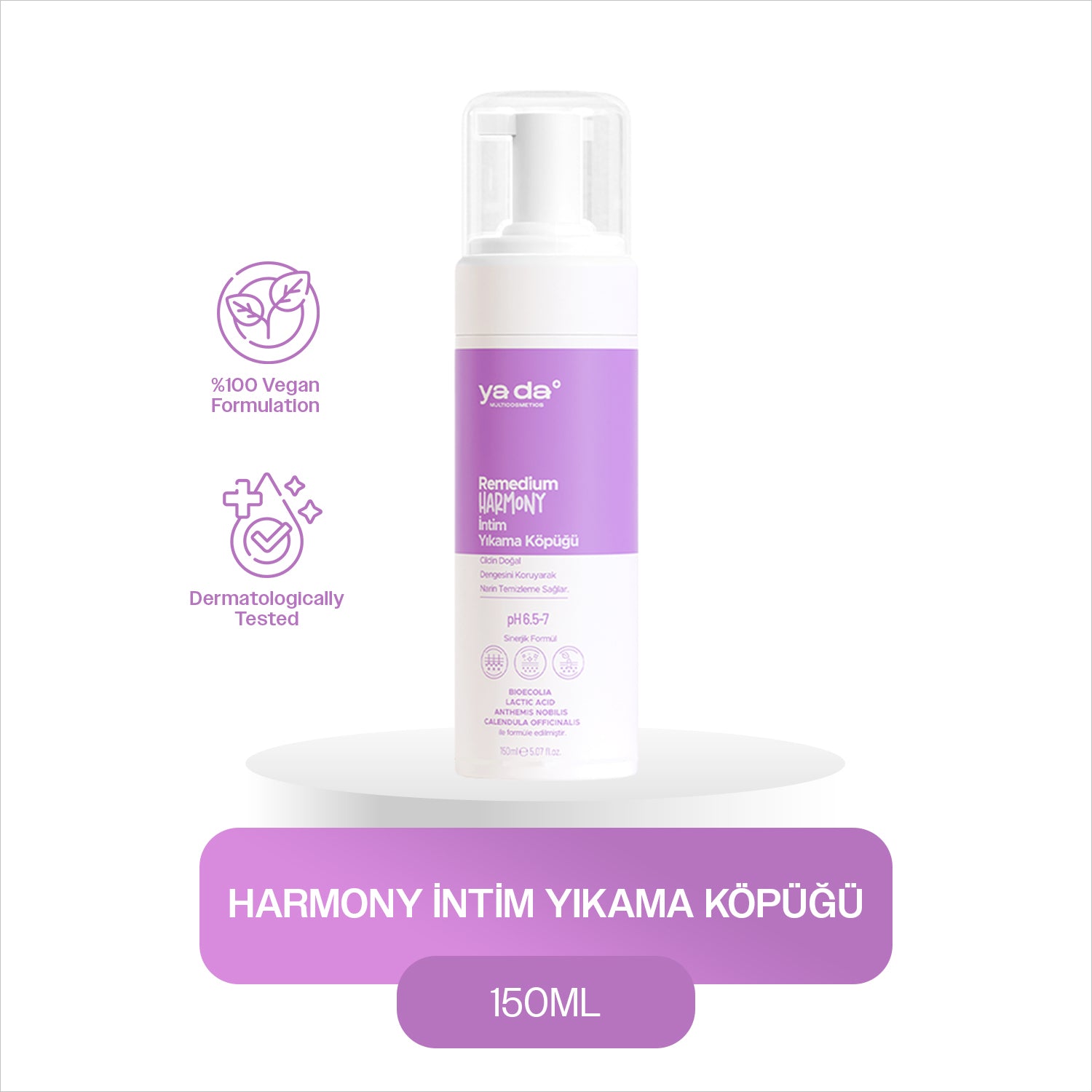 ya da Remedium Harmony Menopoz Dönemine Uygun İntim Yıkama Köpüğü