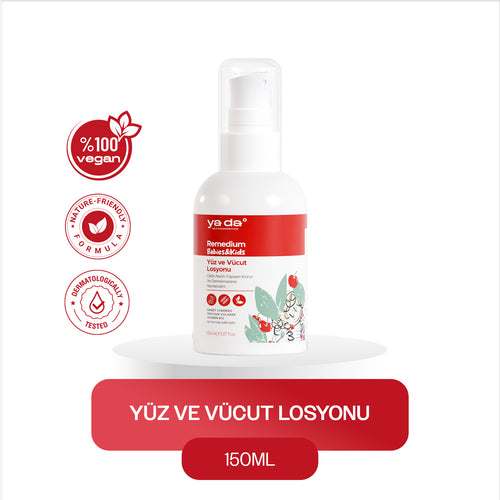Remedium Bebek ve Çocuk Kolay Emilen Yüz ve Vücut Losyonu
