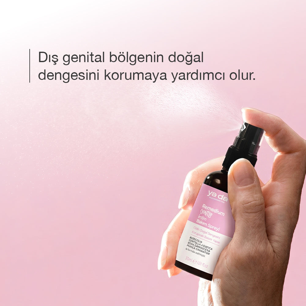 Remedium Gentle İntim Bakım Spreyi 30 ml / Özel Bölge Flora Desteği