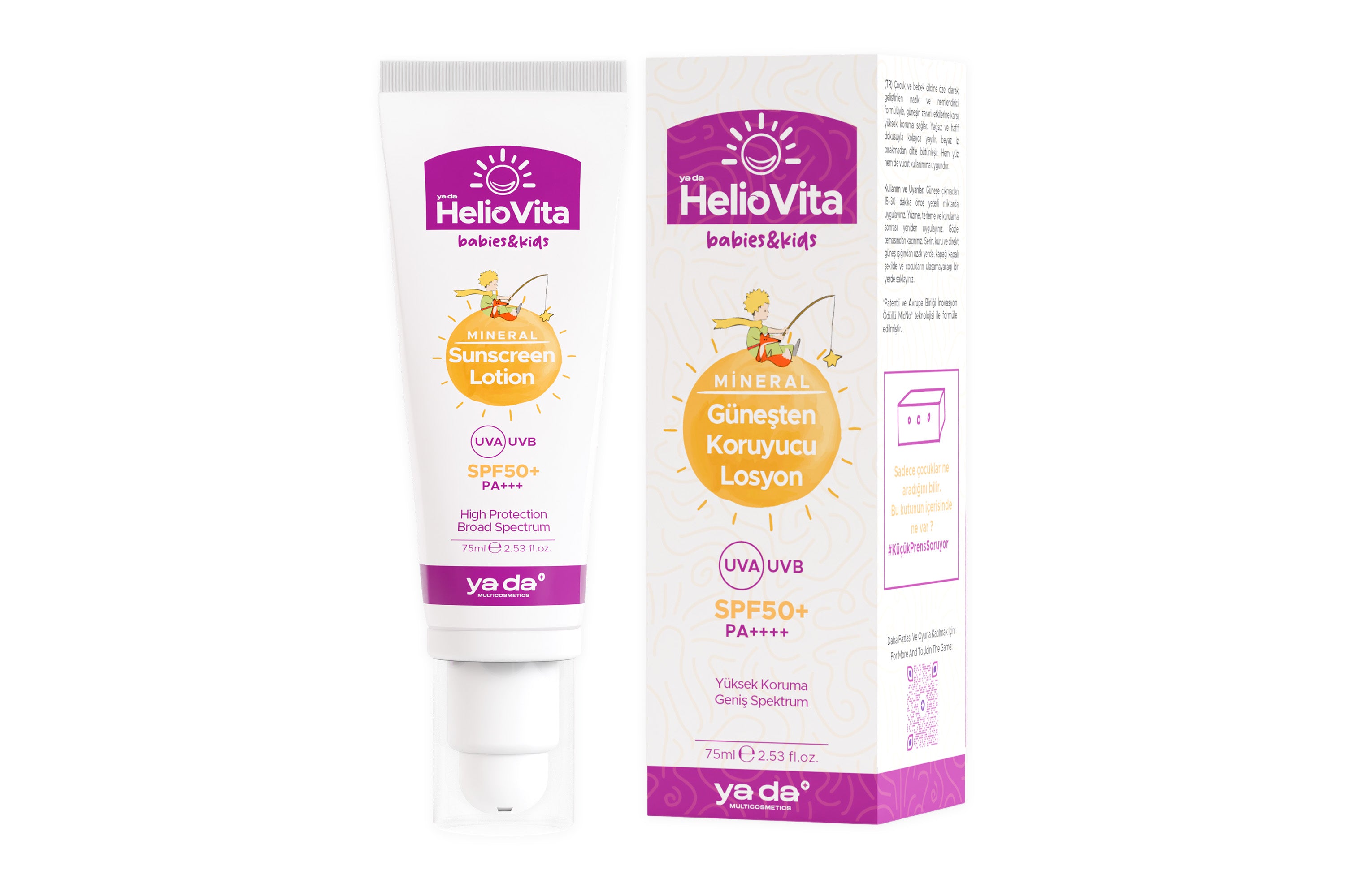 HelioVita Güneşten Koruyucu Losyon – Bebek & Çocuk (75 ml)