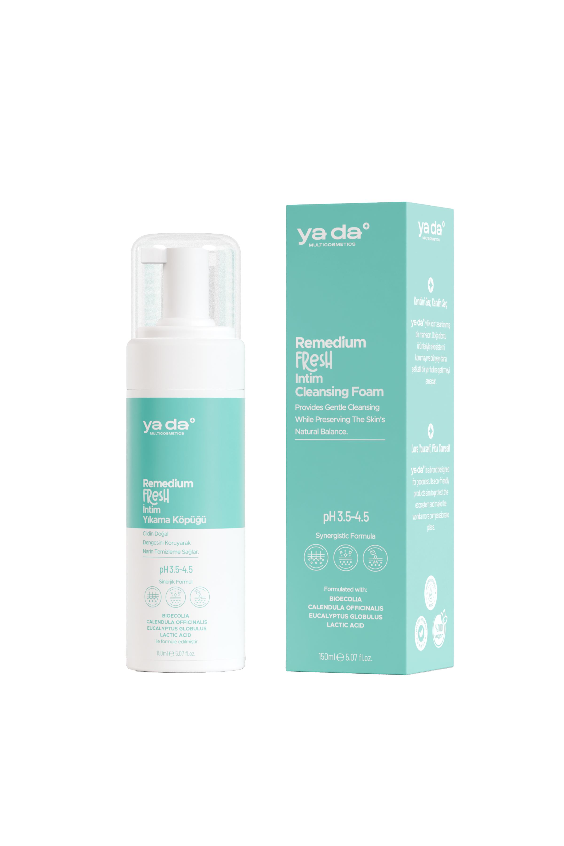 ya da Remedium  Sık Enfeksiyon Yaşayan Cilttlere Destek Fresh İntim Yıkama Köpüğü, 150 ml
